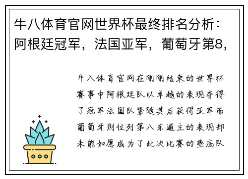 牛八体育官网世界杯最终排名分析：阿根廷冠军，法国亚军，葡萄牙第8，东道主垫底 - 副本